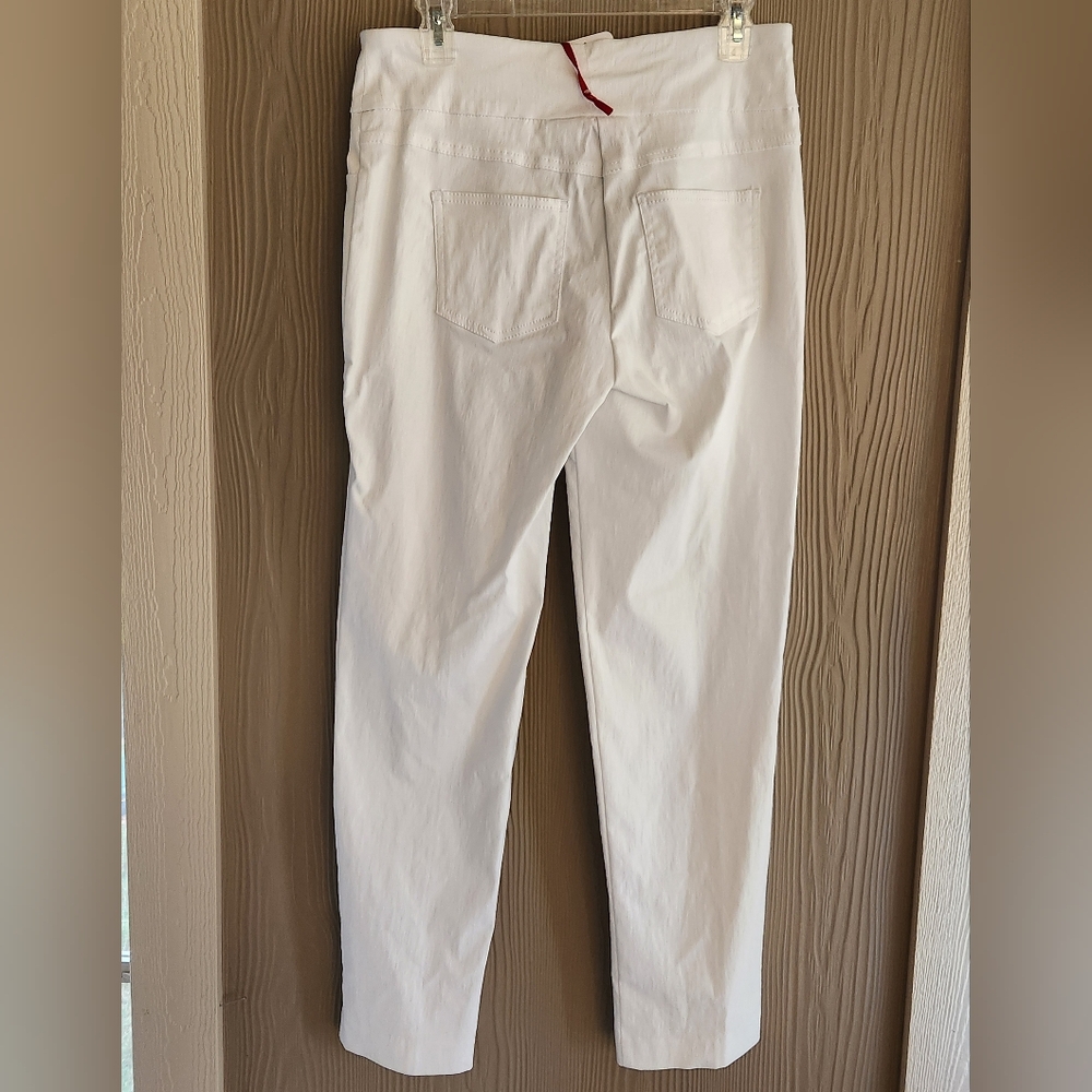 Ruby Rd White Stretch Pants - Picture 9 of 14
